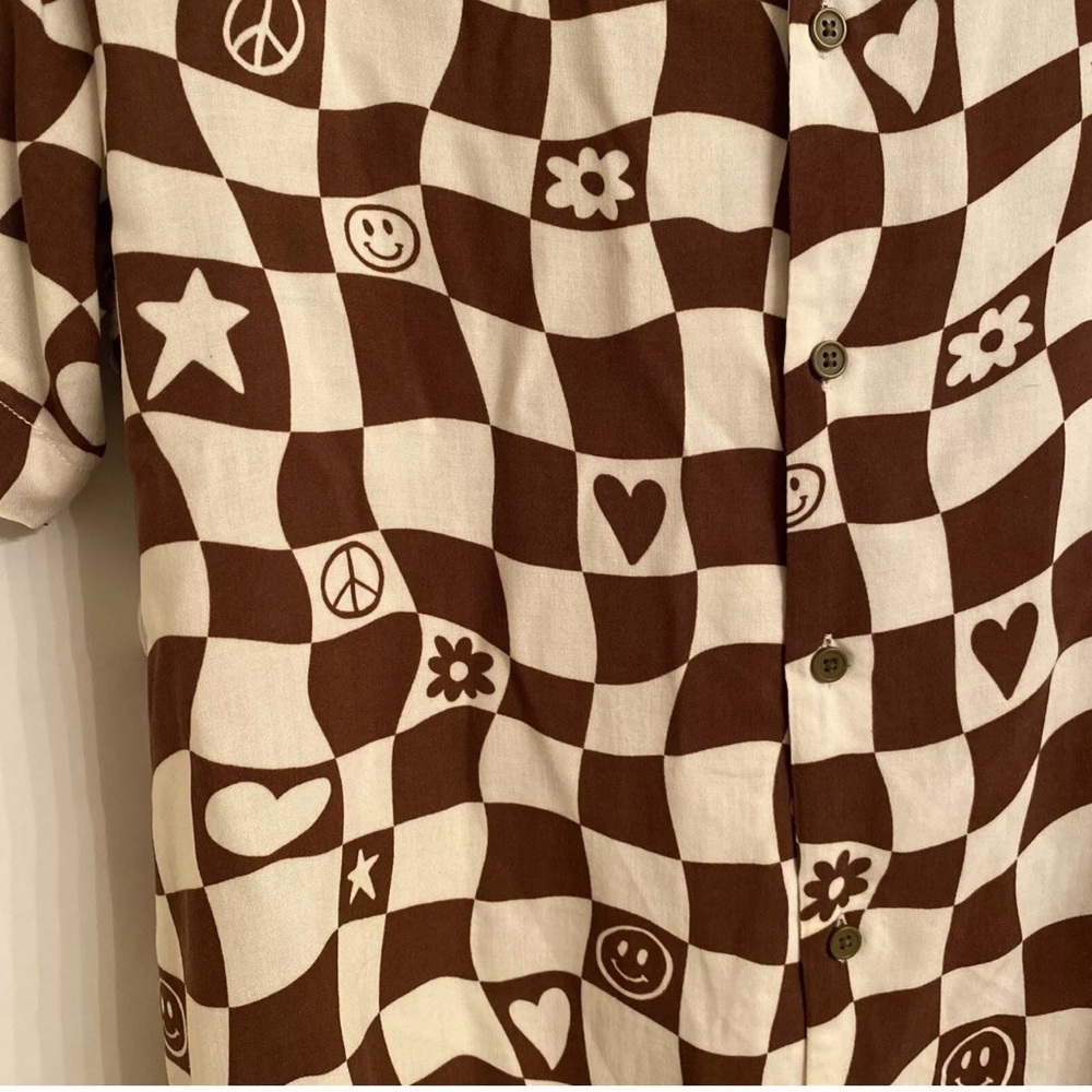 Earthbound Oversized Short Sleeve Button Down